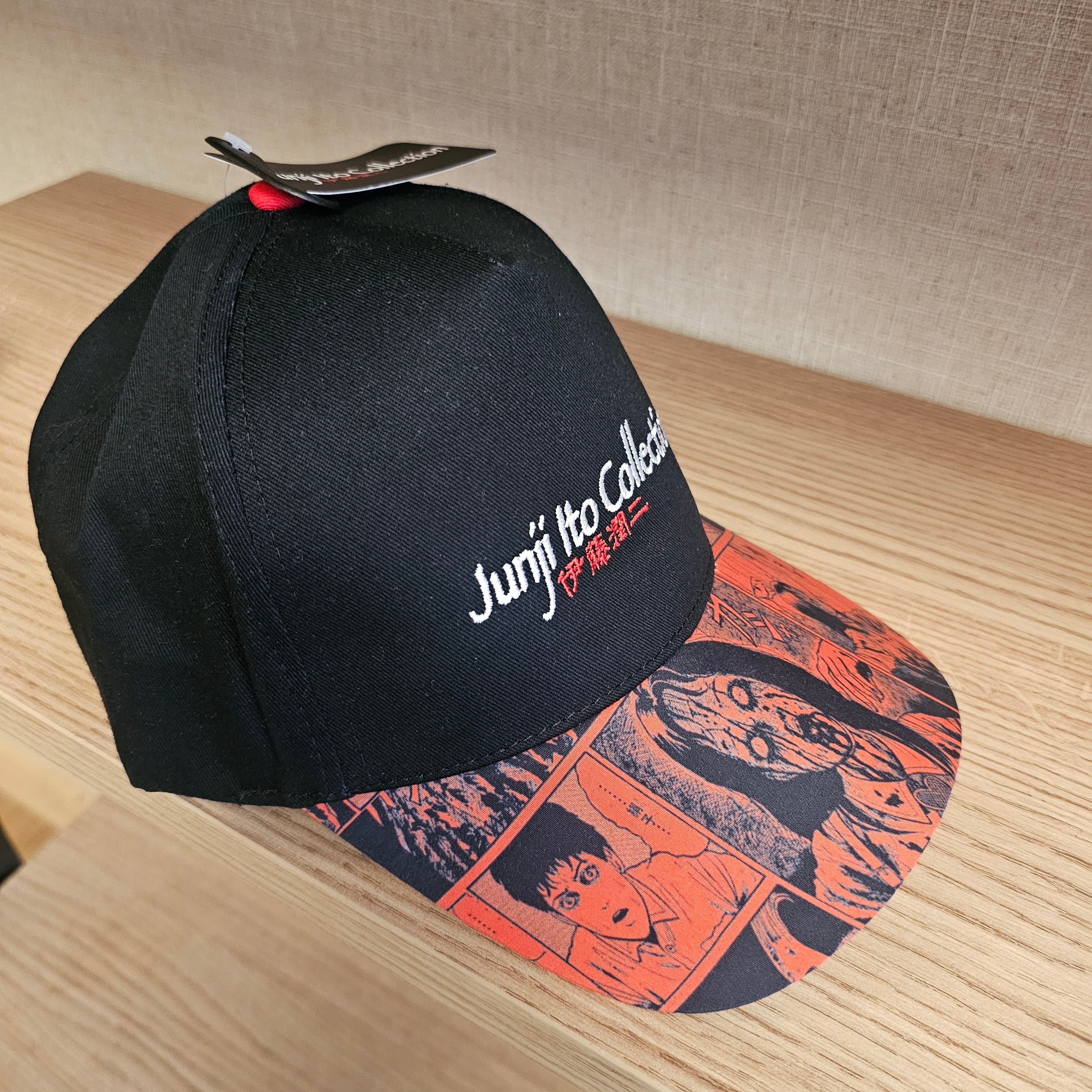 Junji Ito Logo Unisexe Casquette Noir 100% Coton