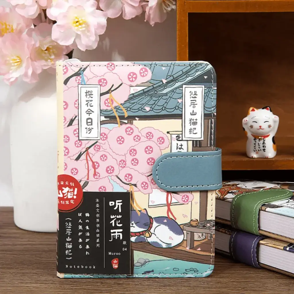 Carnet A6 kawaï Neko — chats japonais